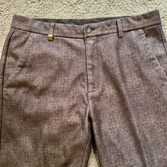 Vintage VIP PLAYBOY Collection Straight Cut Felted Wool Casual Pants -Sz. US 36 - Picture 2 of 14